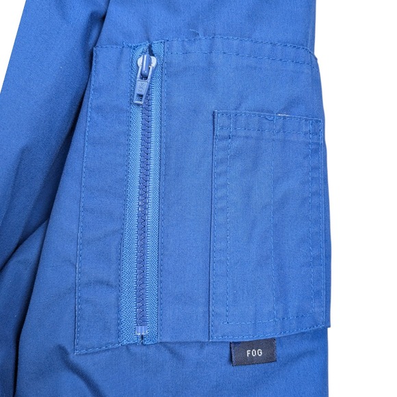 Vintage London Fog Windbreaker Jacket Mens Size Large Blue 80s 90s Pockets - Picture 2 of 8